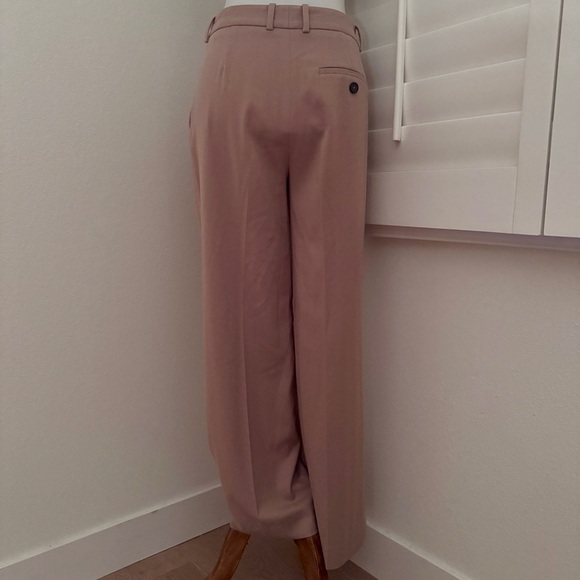 Zara Wide Leg Relaxed fit Trousers size small in Camel Color - Picture 9 of 14